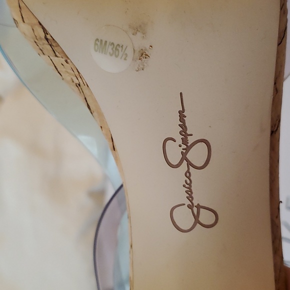 Jessica Simpson cork high heel - Picture 3 of 3